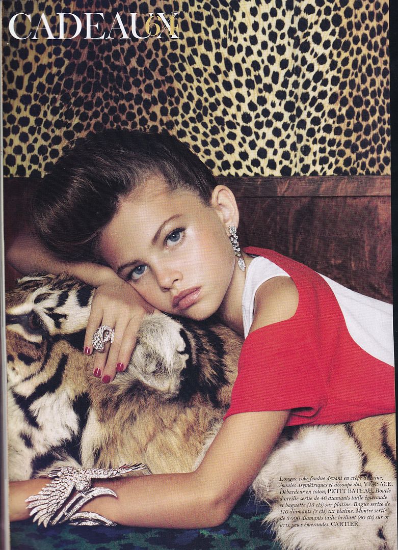 VOGUE PARIS 2010 Daphne Groeneveld Tom Ford BAMBINI ENFANTS KIDS